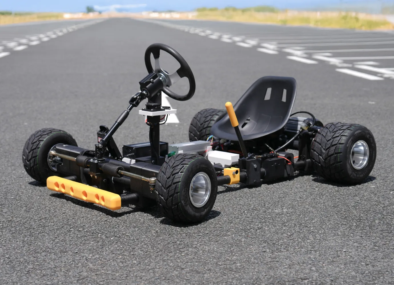 Bambu Lab H2S ile basılmış go-kart parçaları