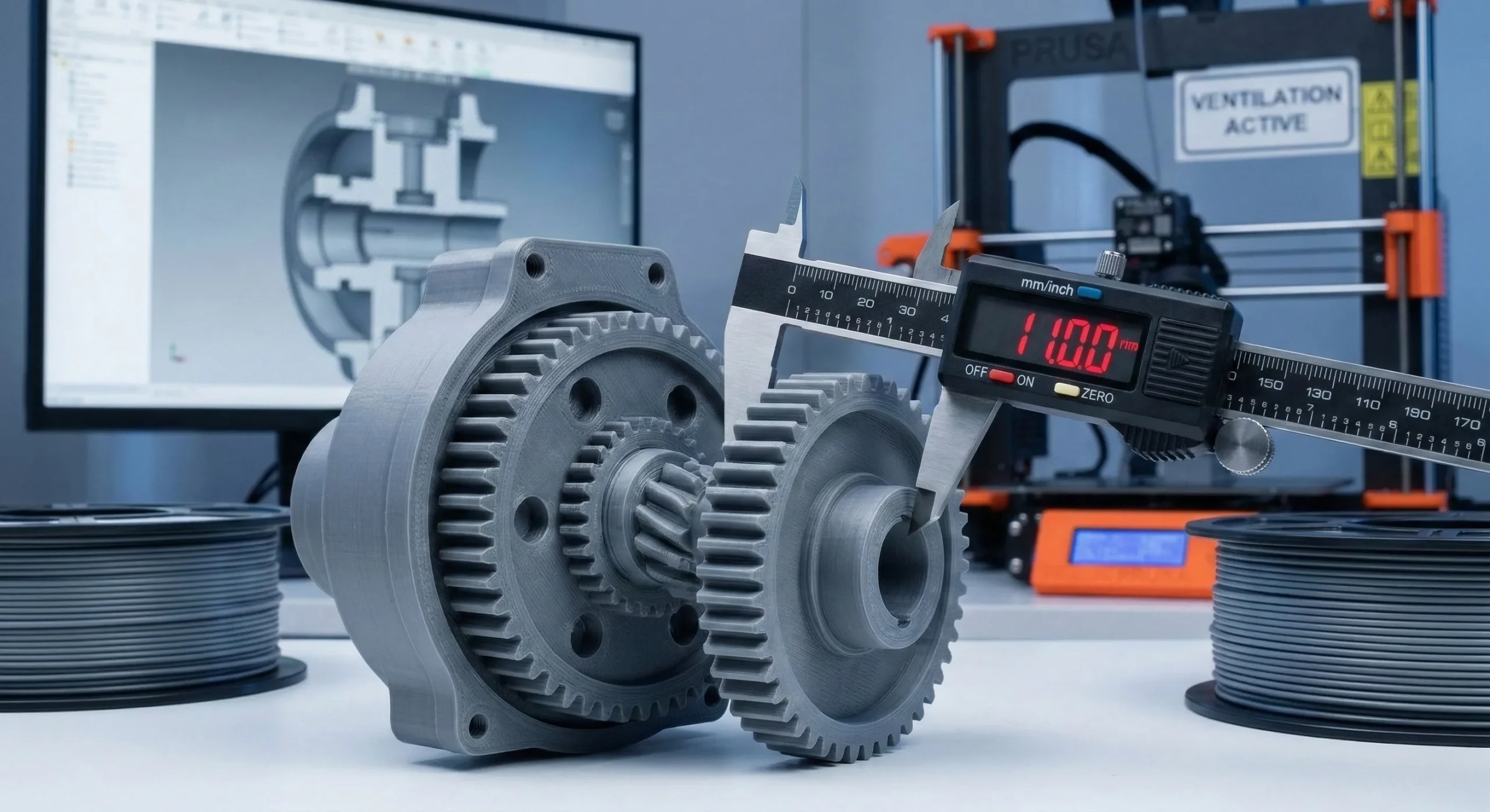 ABS filament ile mühendislik amaçlı teknik 3D baskı