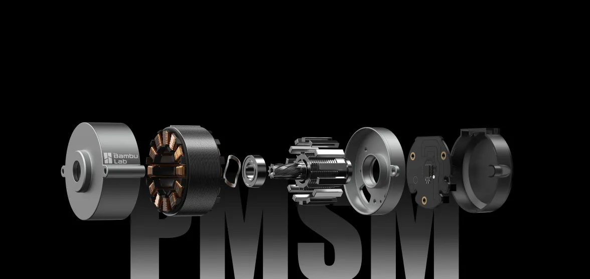 Bambu Lab H2S PMSM servo ekstrüder motoru