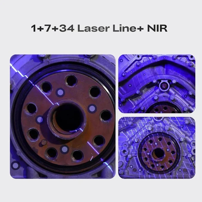 Creality Sermoon S1 1+7+34 lazer çizgi ve NIR tarama
