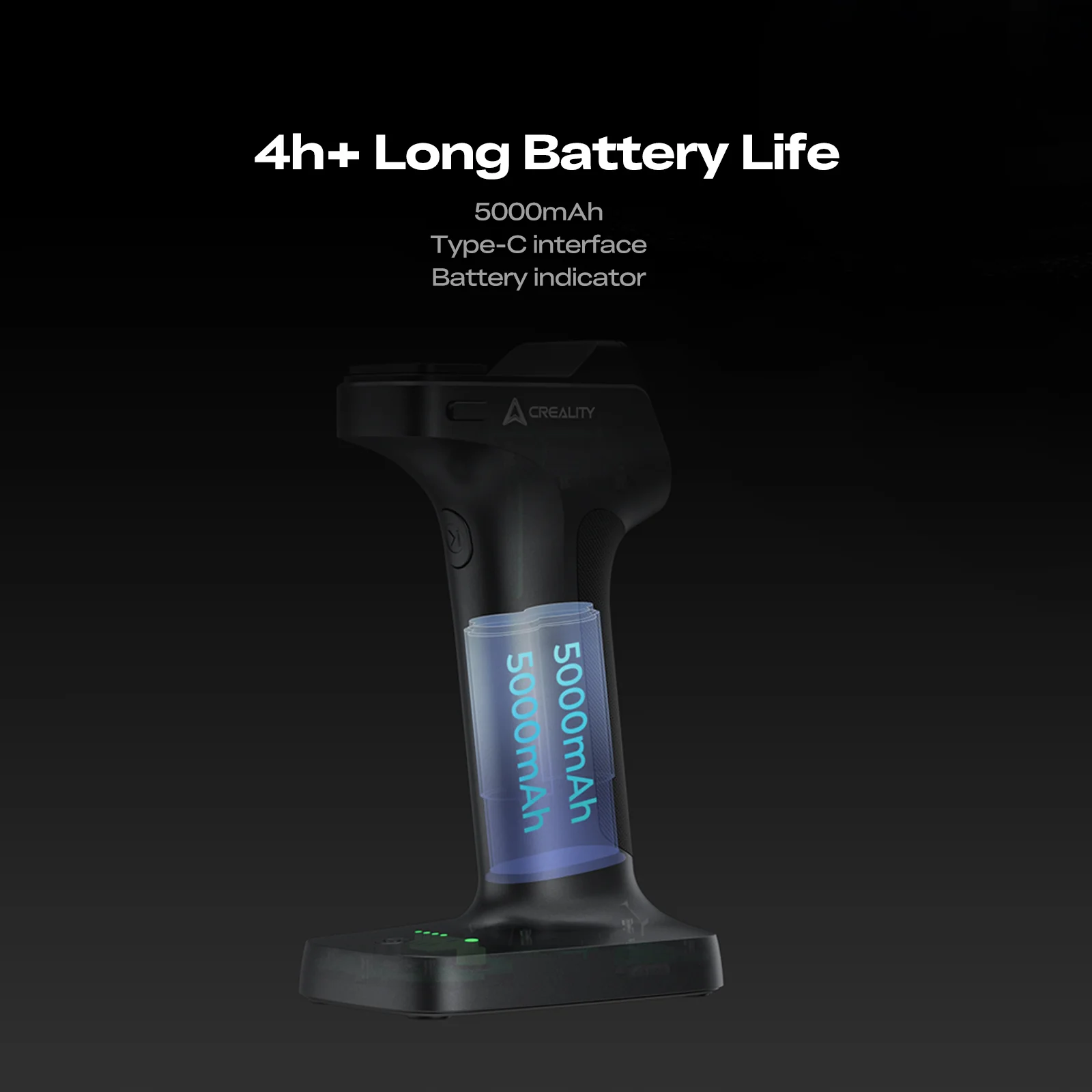 Creality Sermoon X1 5000 mAh batarya, 4 saat üzeri kullanım