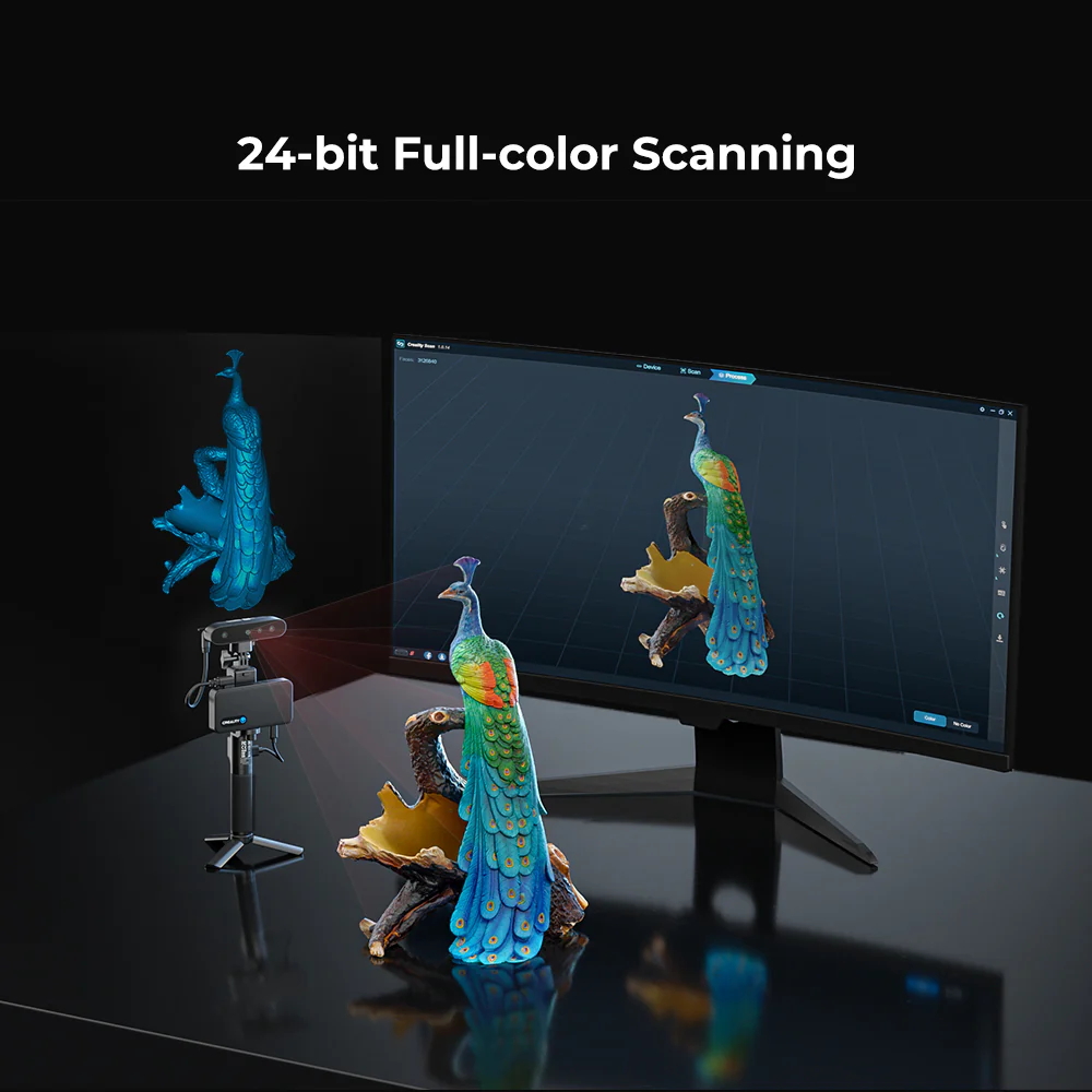 Creality CR-Scan Ferret Pro 24 bit tam renkli tarama