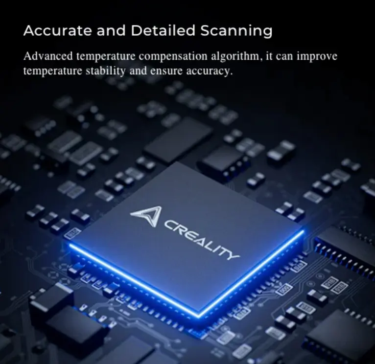 Creality CR-Scan Raptor sıcaklık telafili hassas tarama