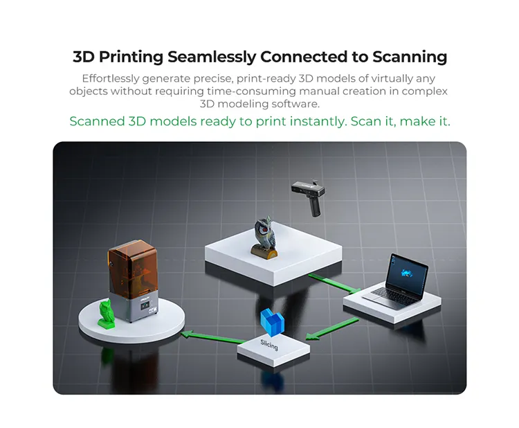 Creality CR-Scan Otter Lite ile taranan modelin 3D baskıya hazırlanması