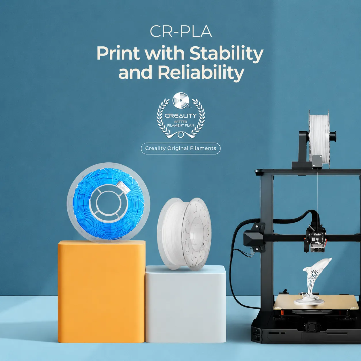 Creality CR PLA filament ve 3D yazıcı