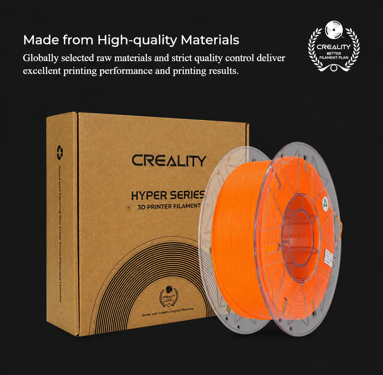 Creality Hyper PLA RFID kutu ve makara