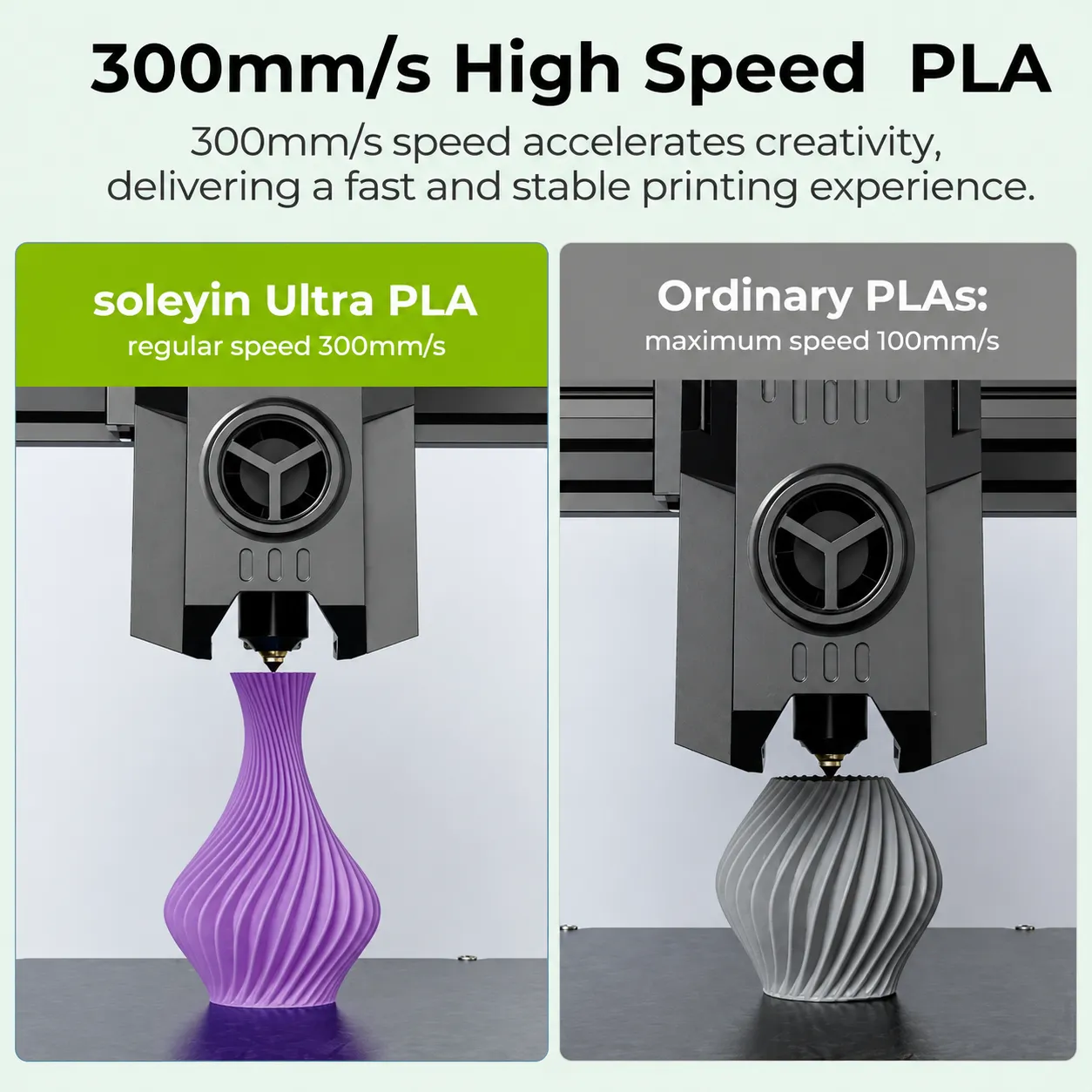 Creality Soleyin Ultra PLA 300 mm/s yüksek hızlı baskı