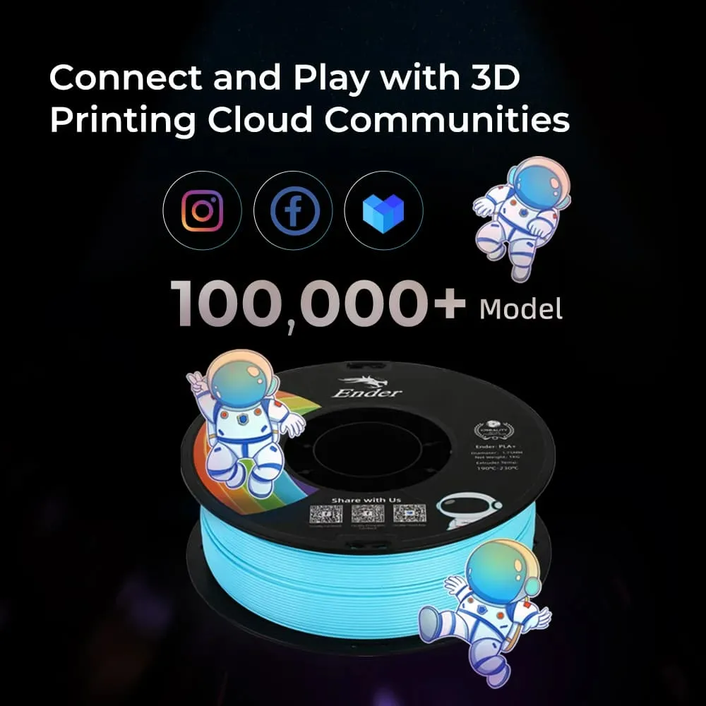 Creality Ender PLA Plus ve Creality Cloud topluluğu