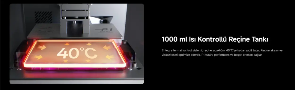Anycubic Photon P1 Isı Kontrollü Reçine Tankı