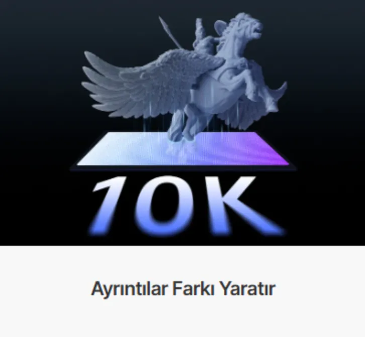 Anycubic Photon Mono 4 10K çözünürlüklü ayrıntılı baskı