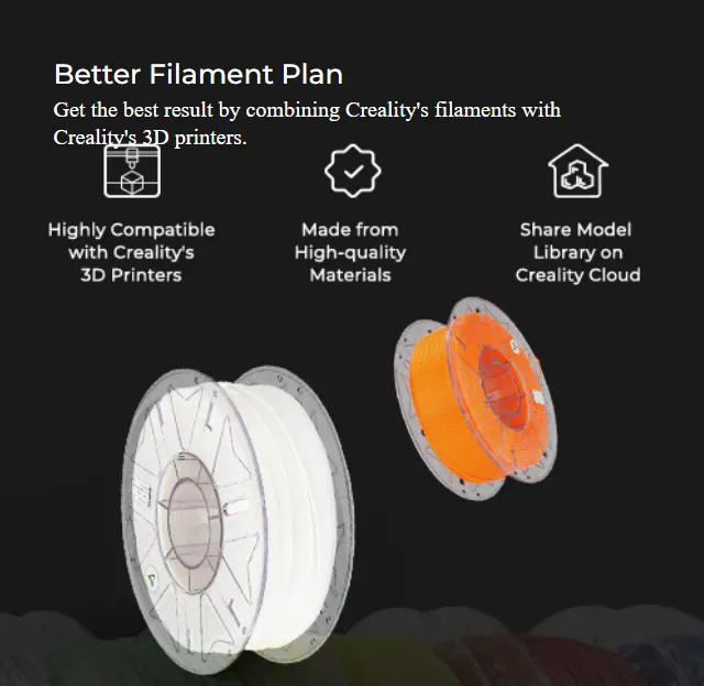 Creality Hyper PLA RFID filament makaraları