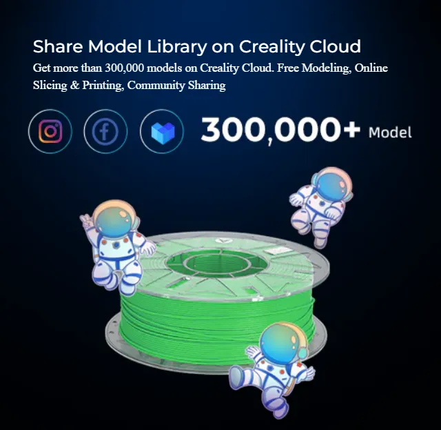 Creality Hyper PLA RFID ve Creality Cloud model kütüphanesi