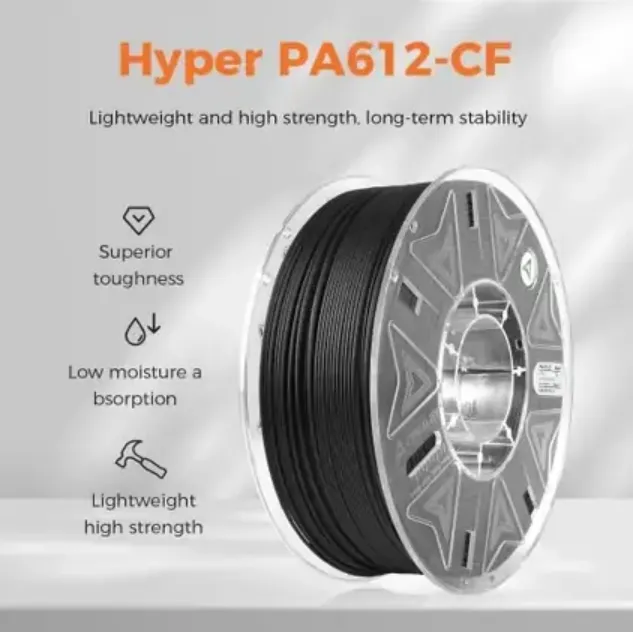 Creality Hyper PA612-CF karbon fiber naylon filament