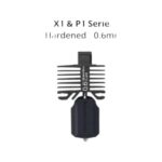 Bambu Lab X1/P1 Serisi Sertleştirilmiş Çelik 0.6mm Hotend (FAH005-N-1) orijinal yedek parça