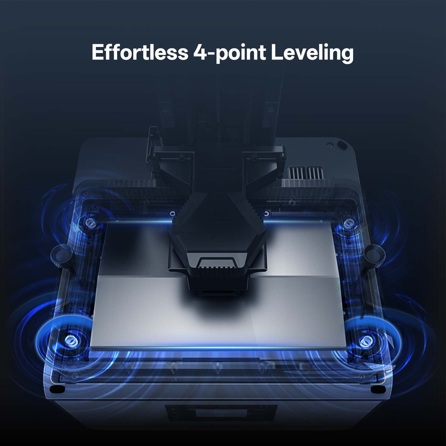 Anycubic Photon Mono M7 4 Nokta Seviyelemesiz Tasarım