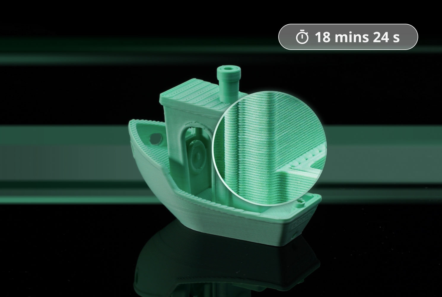 Bambu Lab P1S 3D Printer Yüksek Hızlı Baskı Örneği