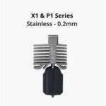 Bambu Lab X1/P1 Serisi Paslanmaz Çelik 0.2mm Hotend (FAH004-N-1) orijinal yedek parça