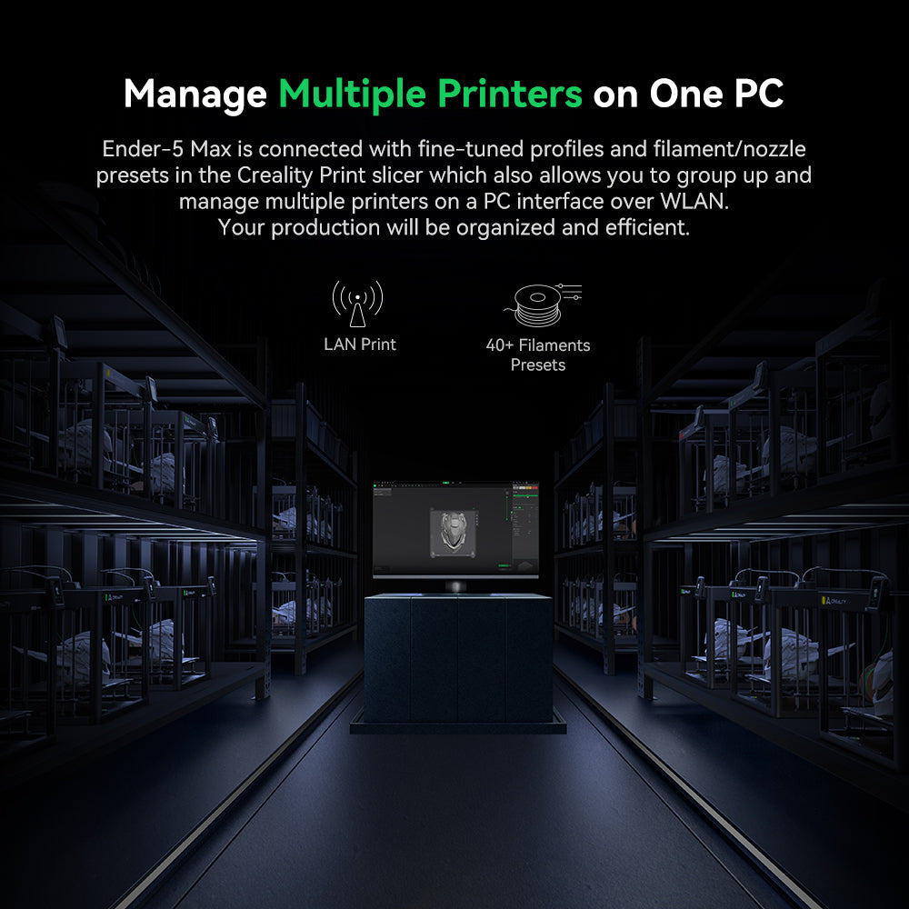 Creality Ender-5 Max 3D Printer Çoklu Printer Yönetimi