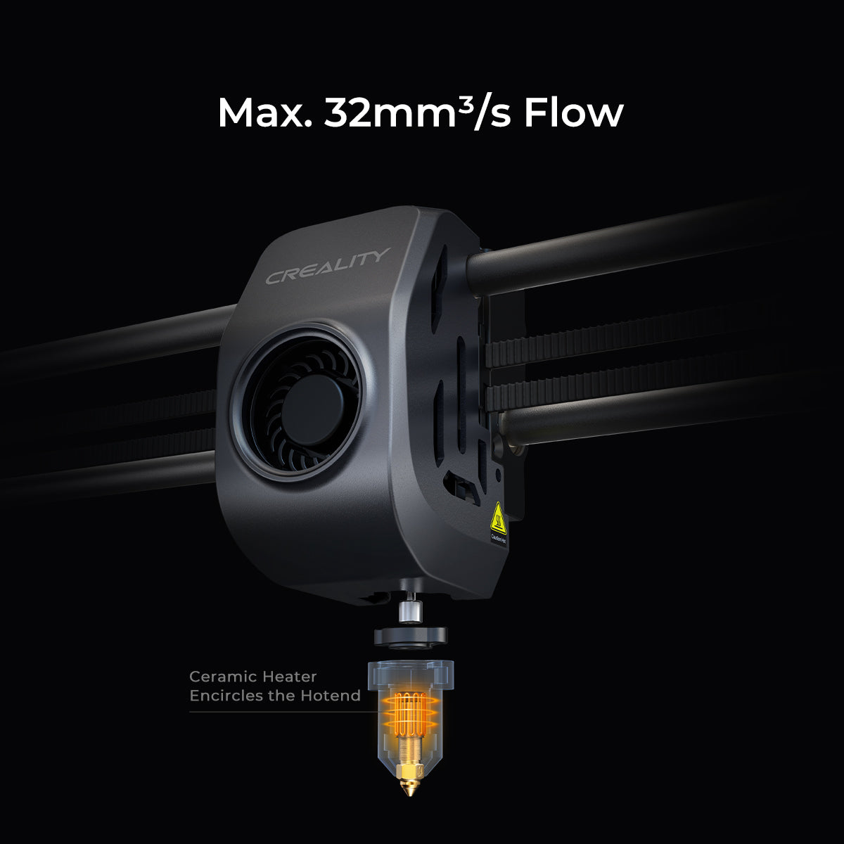 Creality K1 Max 3D Printer Seramik Isıtıcılı Hotend