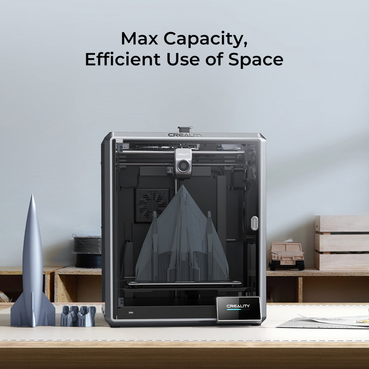 Creality K1 Max 3D Printer 300x300x300mm Baskı Hacmi